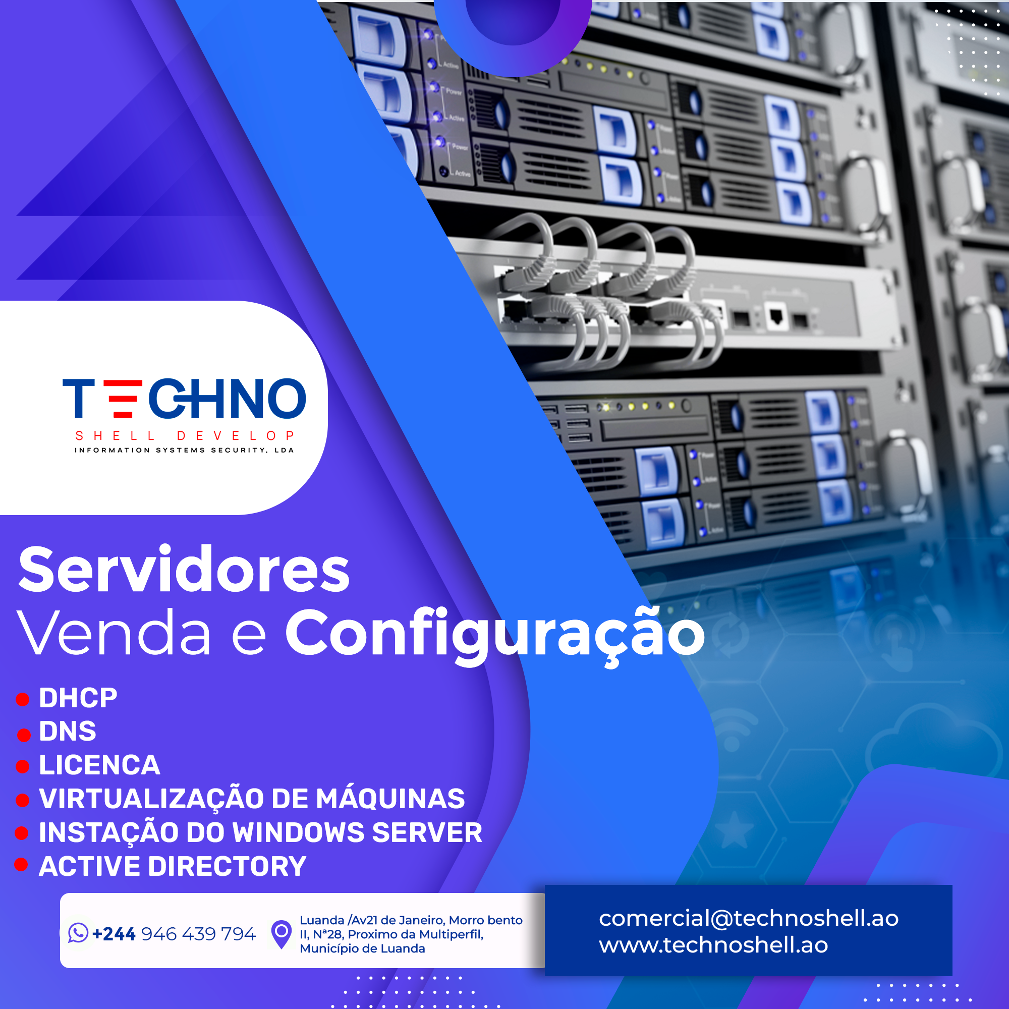 Servidores Venda e Configuração