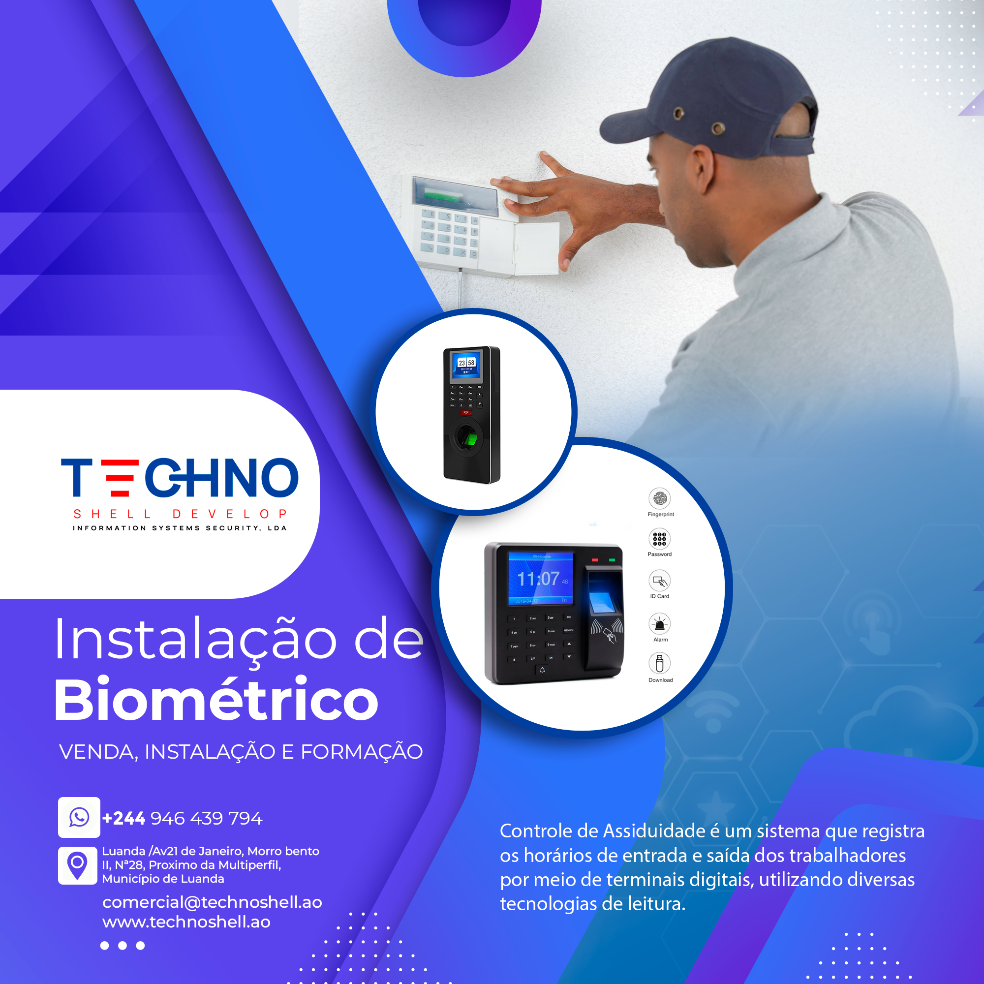 Instalação de Biométrico