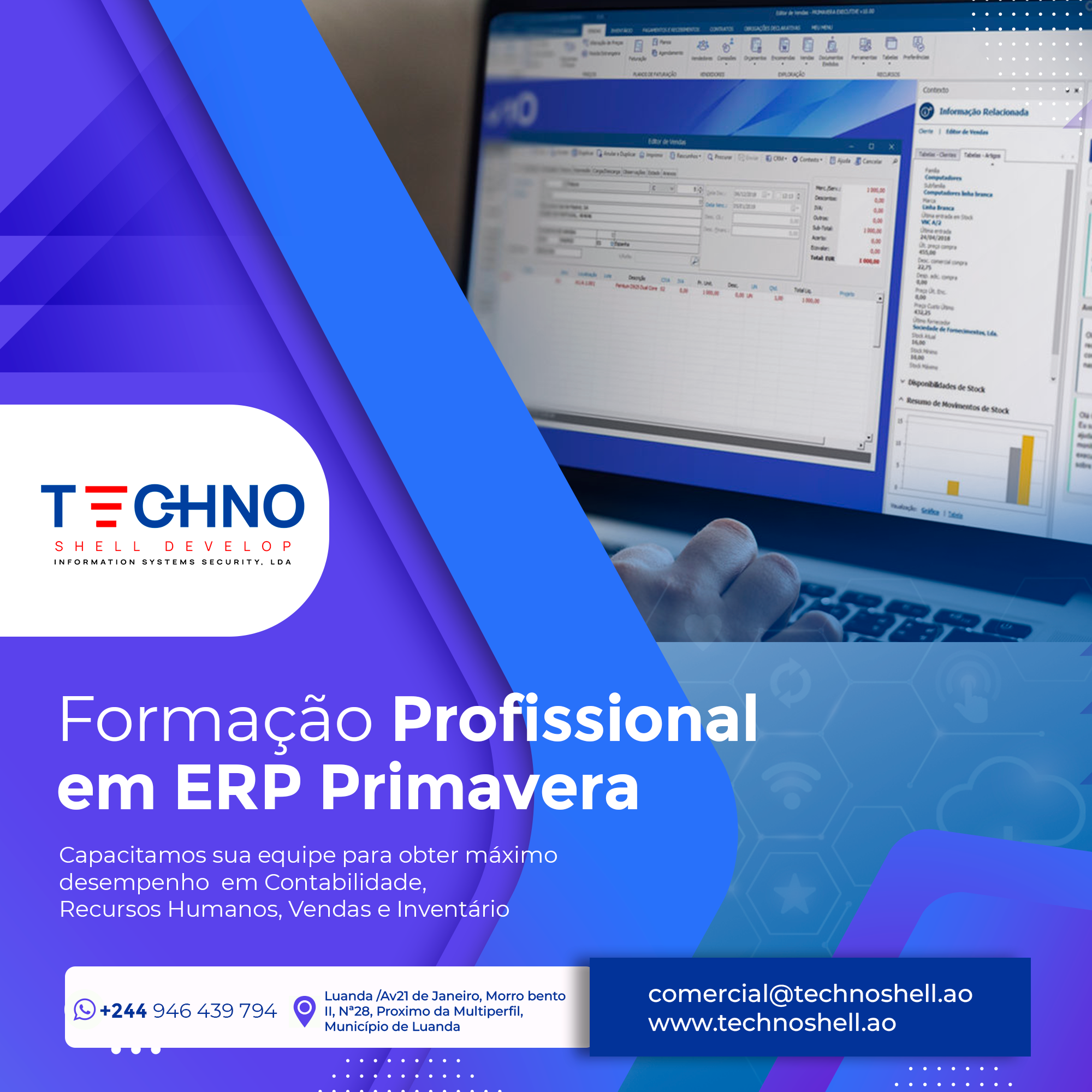Formação Profissional em ERP Primavera